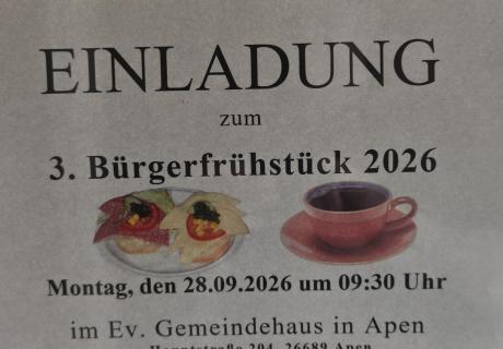 Einladung des Seniorenbeirats Apen